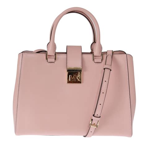 Michael Kors Elegant Pink Leather Mindy Shoulder Women's Bag